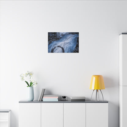 Moonlight Silk Drape Canvas Art - Zen Datsuzoku
