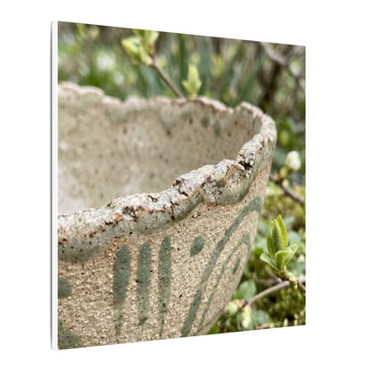 Elegant Ceramic Bowl Canvas Art - Japanese Pattern Japandi
