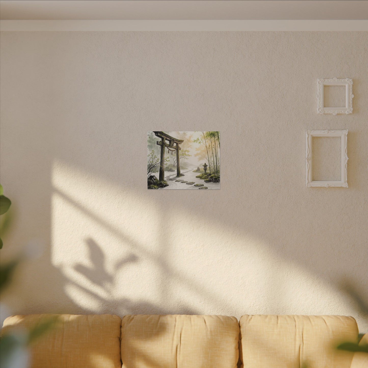 Peaceful Torii Gate Canvas Art - Karesansui Zen