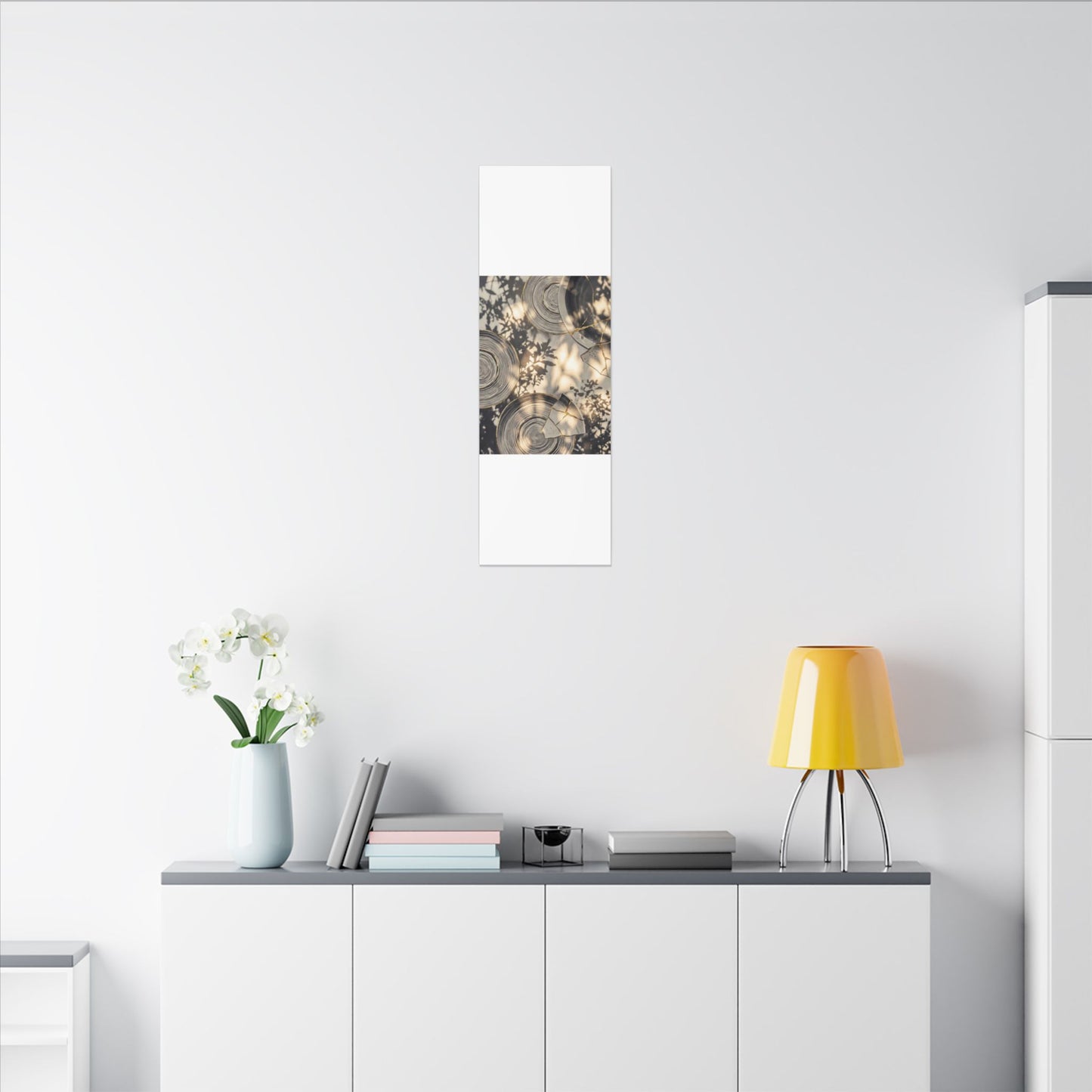 Healing Water Ripple Canvas Art - Gold Vein Kintsugi
