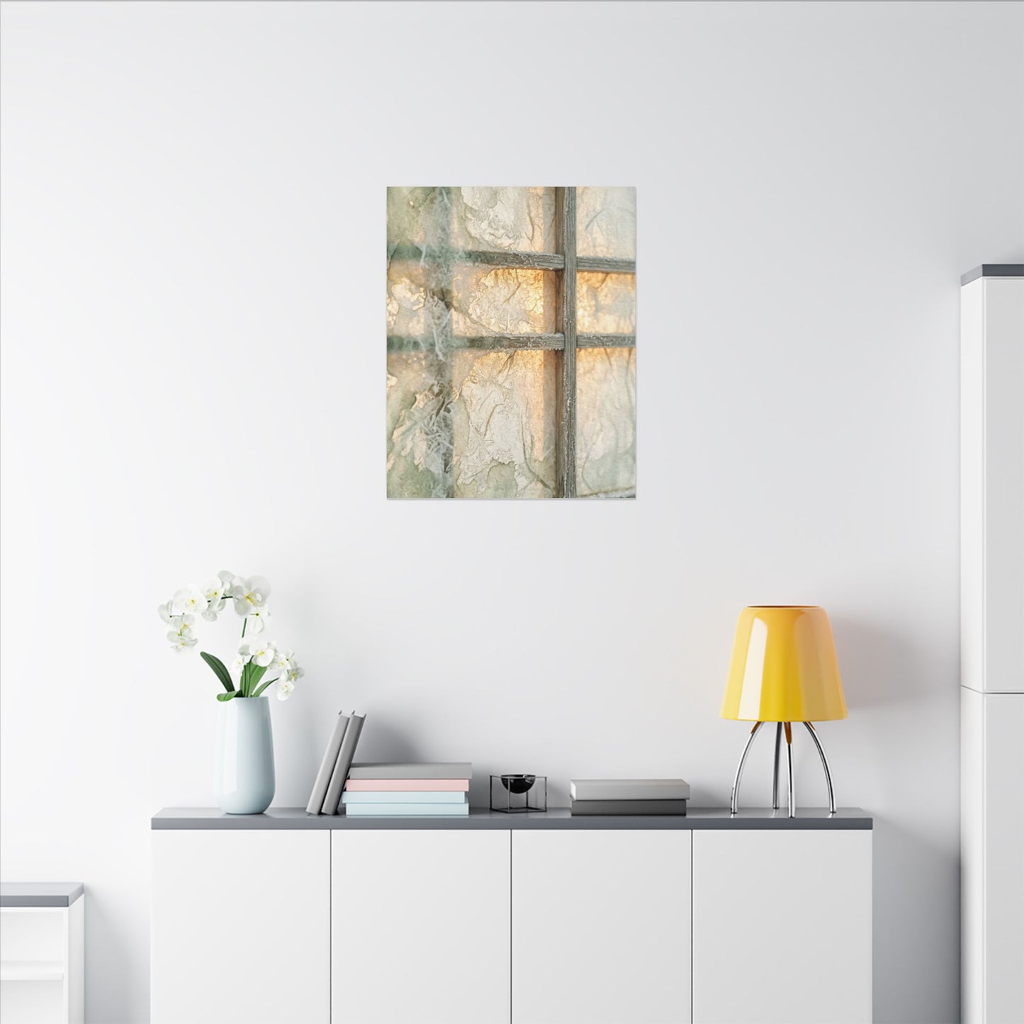 Ceramic Bowl Spring Canvas Art | Japandi Earthy Design