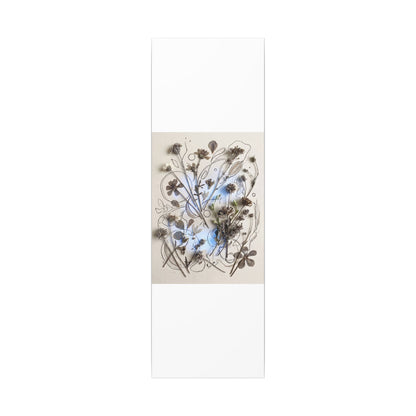 Dried Flowers Minimal Line Canvas Art | Elegant Japandi Art