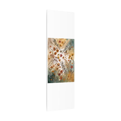 Dried Flowers Canvas Art | Autumn Japandi Watercolor Art