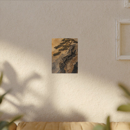 Summer Pine Tree Texture Canvas Art | Cozy Decor
