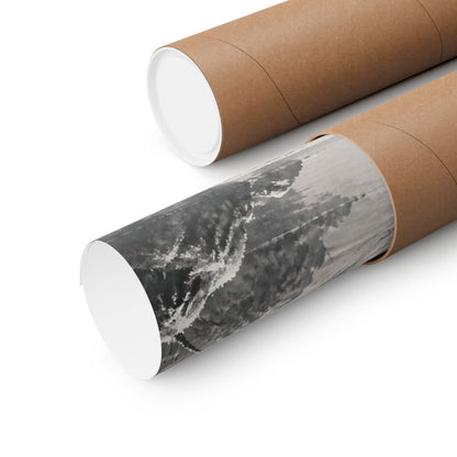 Dappled Incense Smoke Wall Art Print - Zen Seijaku