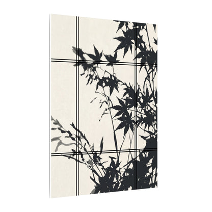Shoji Screen Canvas Art | Summer Japandi Minimal Line Art