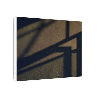 Sophisticated Shadow Play Canvas Art - Moody Minimal Dark Japandi