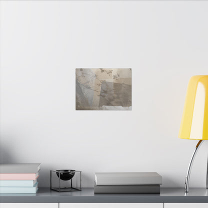 Neutral Shadow Play Canvas Art - Texture Japandi