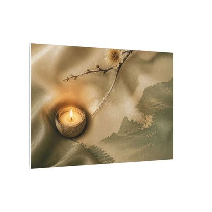 Silk Drape Japanese Pattern Canvas Art | Warm Japandi Art