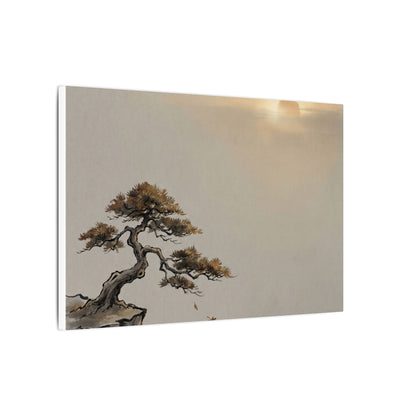 Pine Tree Canvas Art | Autumn Zen Karesansui Art