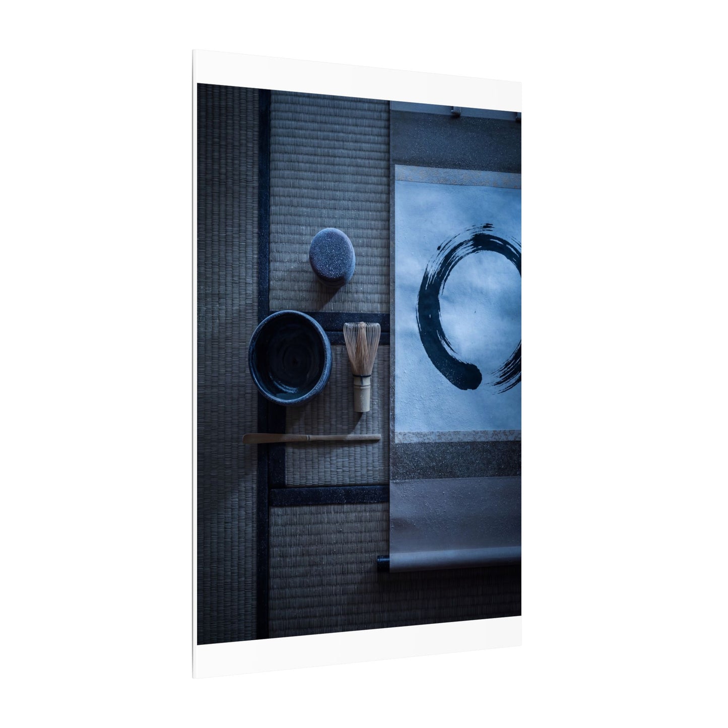 Tea Ceremony Enso Canvas Art | Calm Zen Art