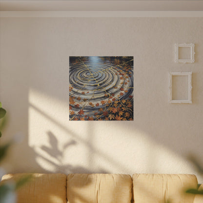 Moonlight Water Ripple Canvas Art - Kintsugi Fukinsei