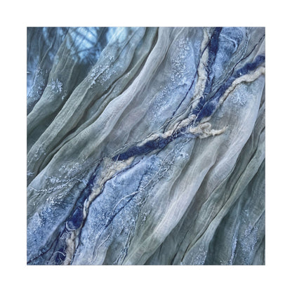 Moonlight Silk Drape Canvas Art - Japandi Mono No Aware
