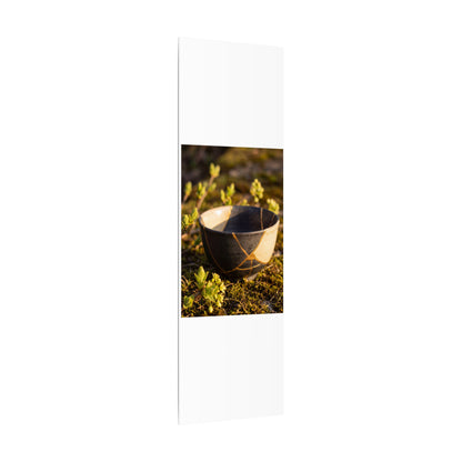 Seijaku Broken Pottery Canvas Art - Kintsugi Gold Repair