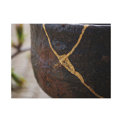 Dawn Tea Ceremony Canvas Art - Kintsugi Mono No Aware