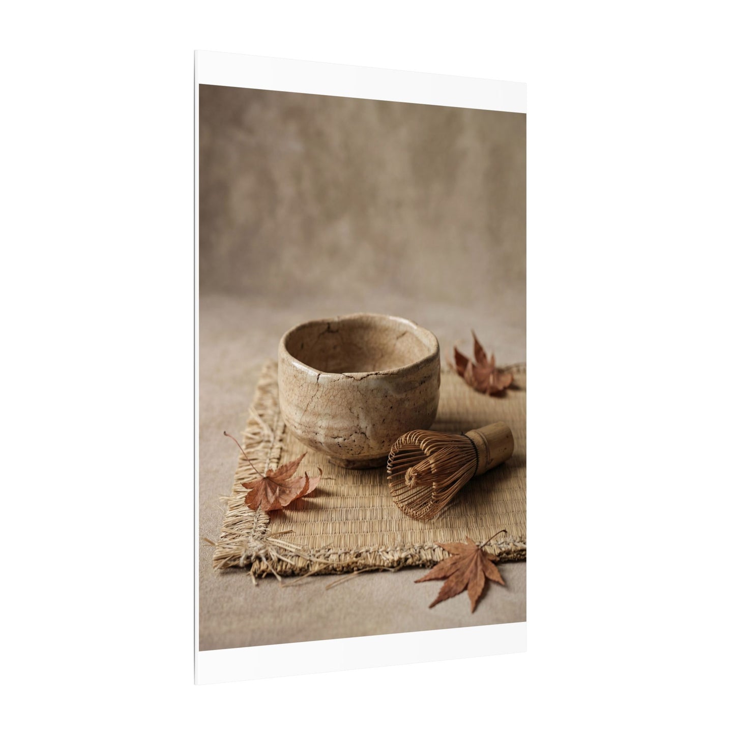 Ma Tea Ceremony Canvas Art - Japandi Texture