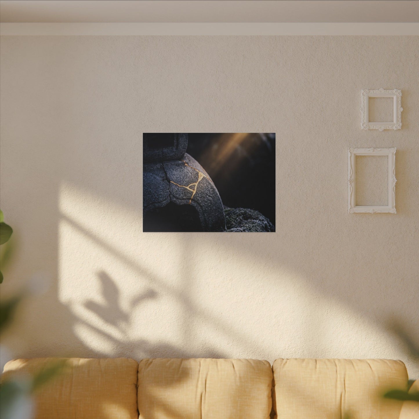 Ma Moonlit Garden Canvas Art - Kintsugi Broken Beauty
