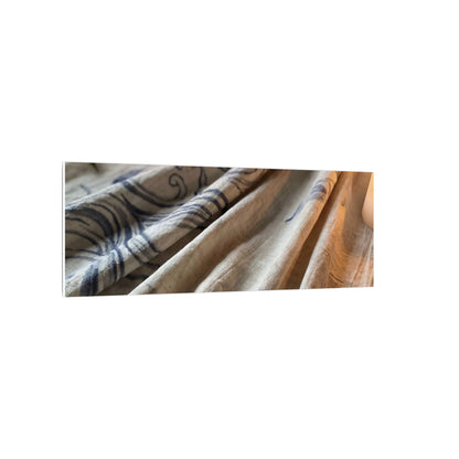 Fukinsei Silk Drape Canvas Art - Japandi Japanese Pattern