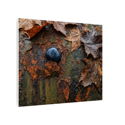 Datsuzoku Rust Patina Canvas Art - Dark Japandi Moody Minimal