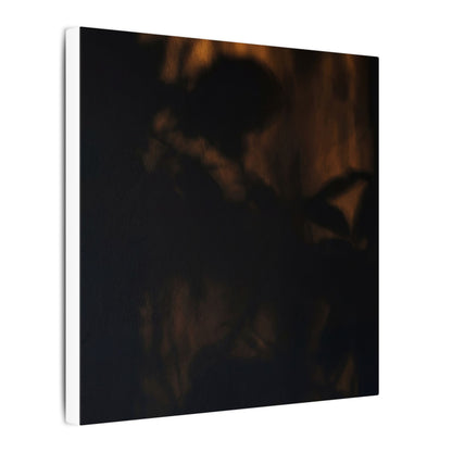 Shadow Play Summer Canvas Art | Dark Japandi Sophisticated Design