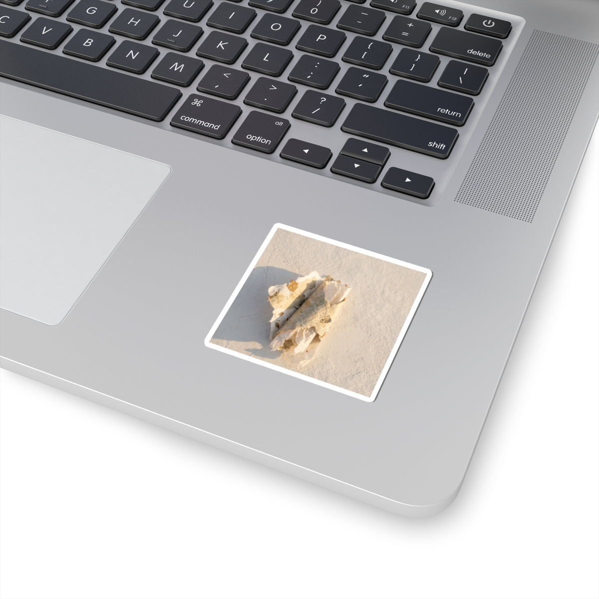 Paper Fold Texture Sticker | Warm Japandi Art