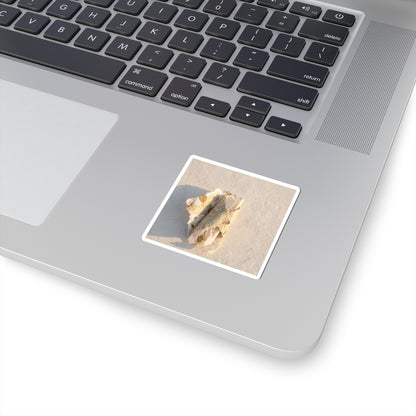 Paper Fold Texture Sticker | Warm Japandi Art