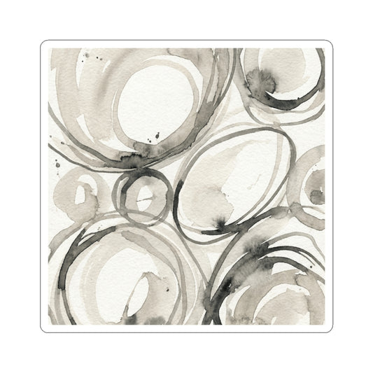 Handcrafted Feel Japandi Watercolor Sticker | Handcrafted Feel Watercolor Art Print
