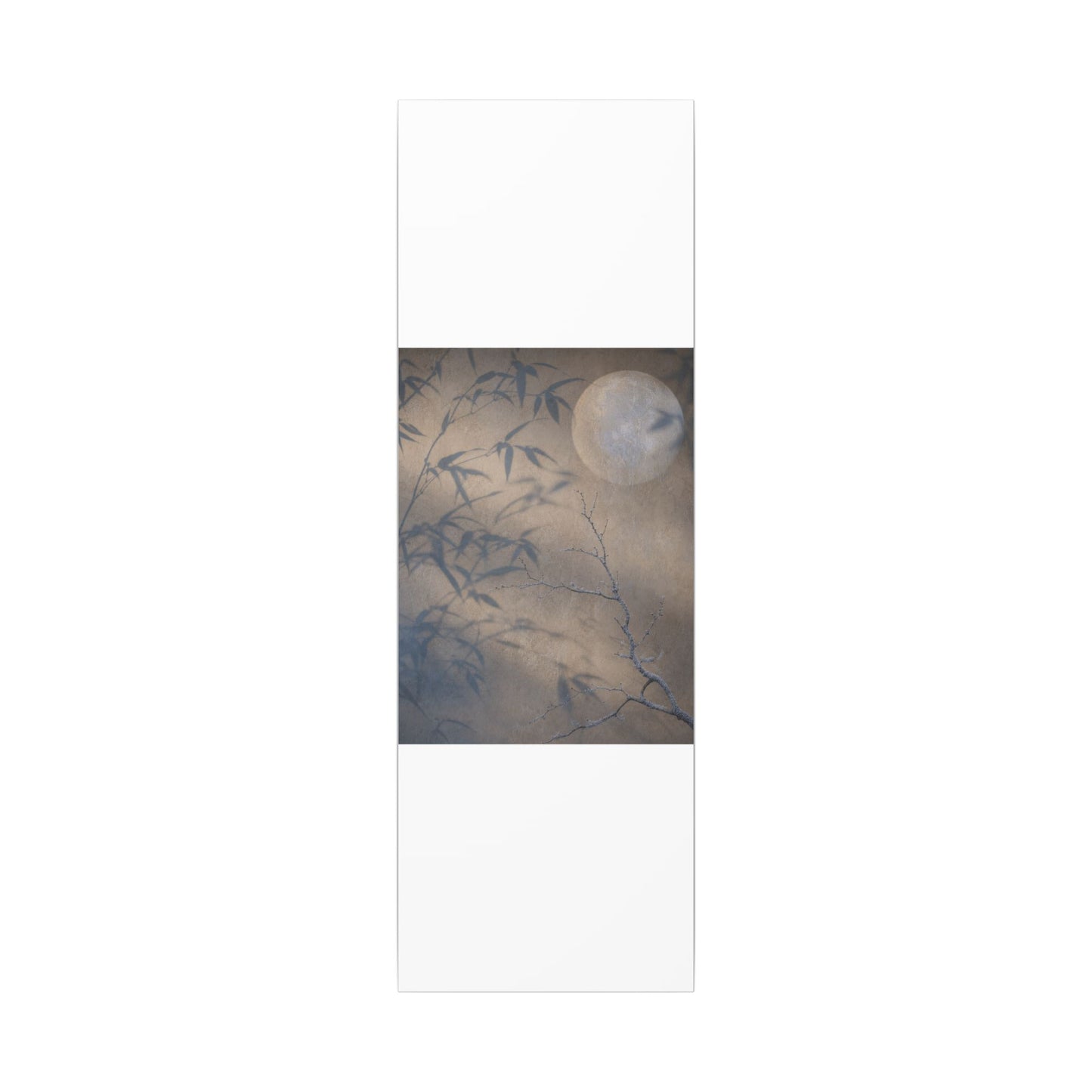 Shadow Play Canvas Art | Winter Japandi Japanese Pattern Art