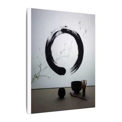 Tea Ceremony Enso Canvas Art | Peaceful Zen Art