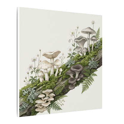 Dried Flowers Spring Canvas Art | Japandi Neutral Design