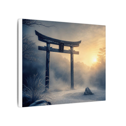 Zen Torii Gate in Golden Hour | Karesansui Canvas Art