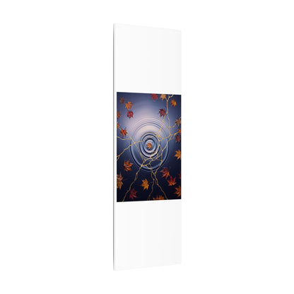 Kintsugi Water Ripple in Dawn | Gold Vein Canvas Art