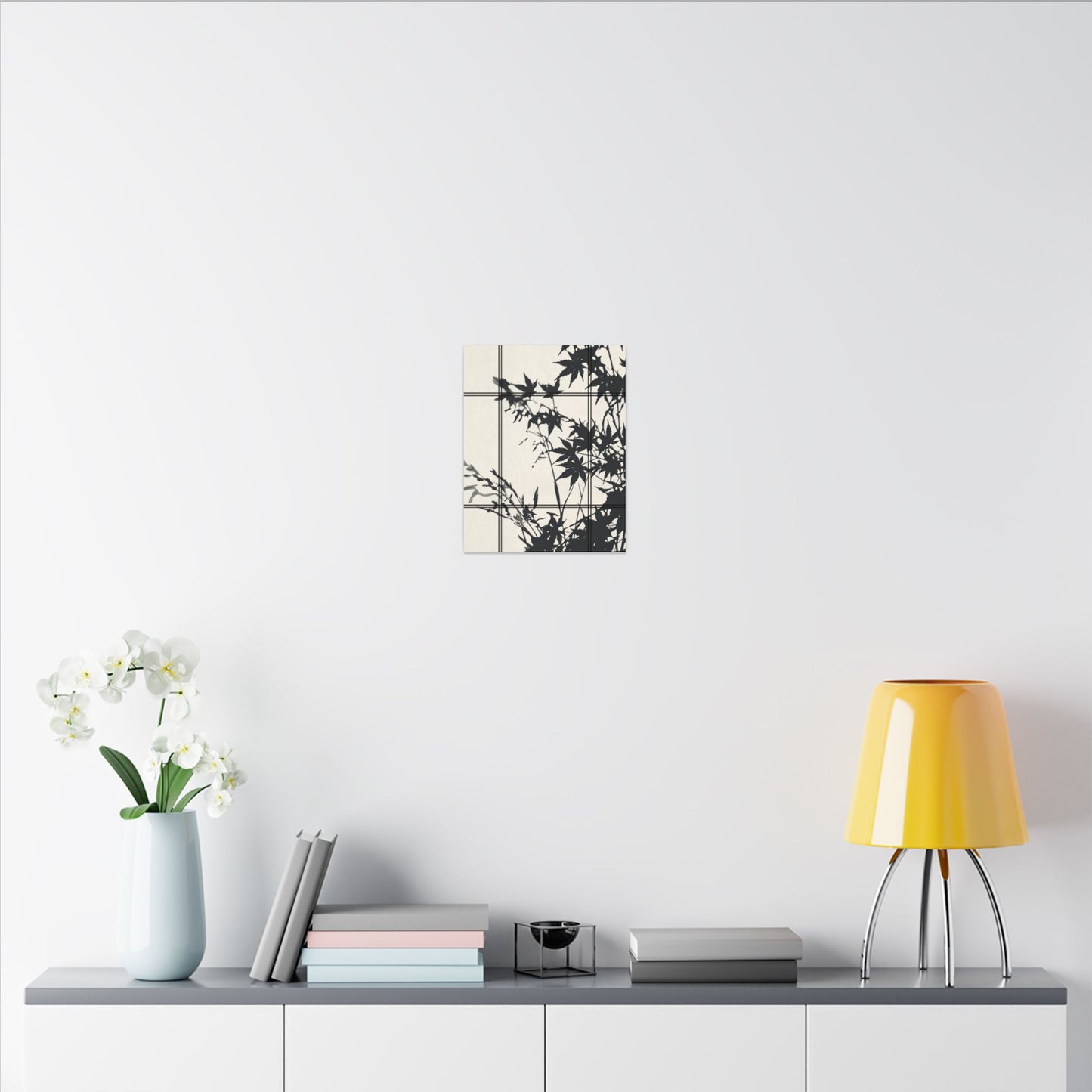 Shoji Screen Canvas Art | Summer Japandi Minimal Line Art
