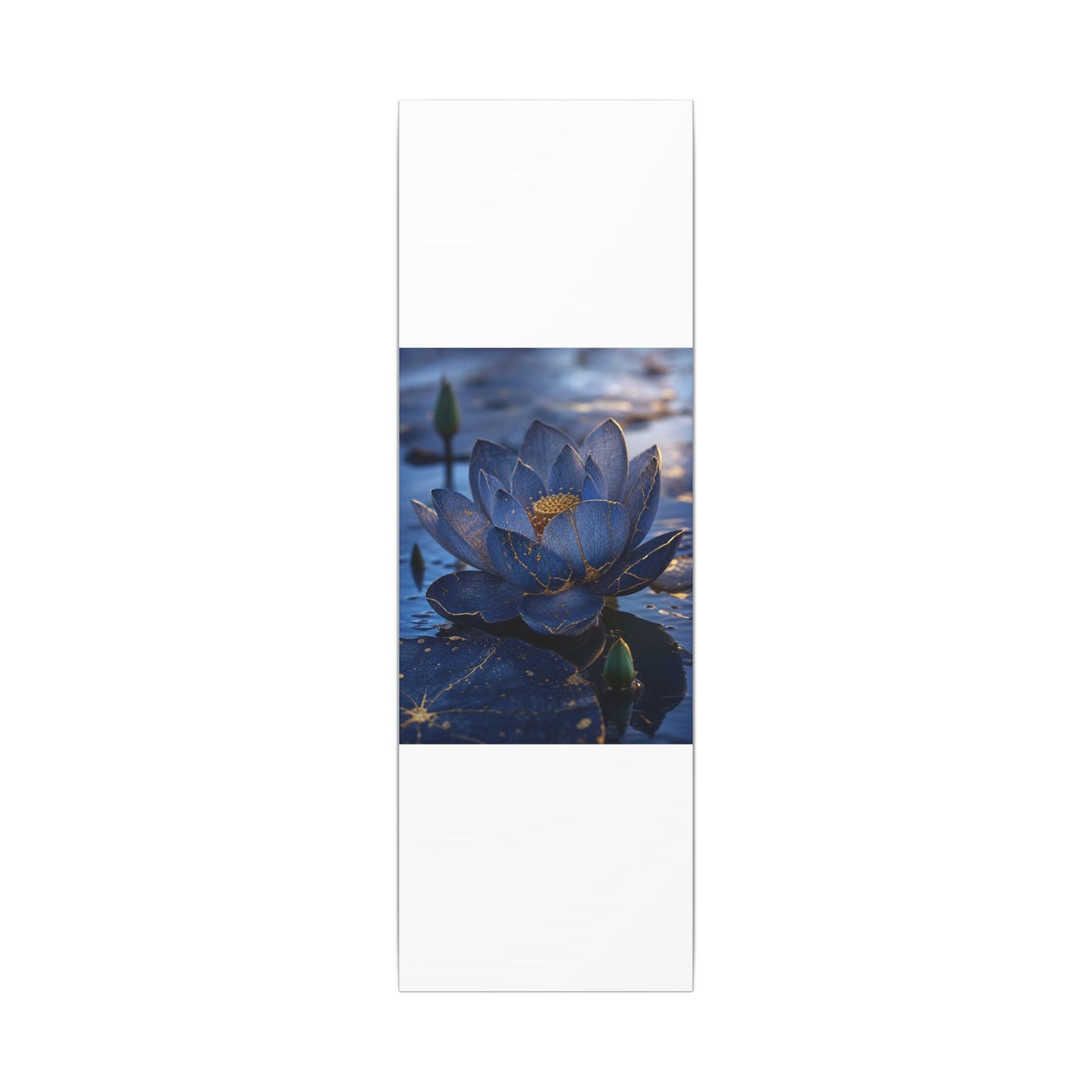 Kintsugi Lotus Flower in Dawn | Broken Beauty Canvas Art