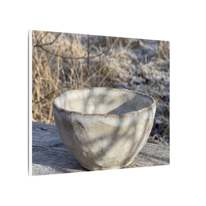 Dappled Ceramic Bowl Canvas Art - Japandi Fukinsei