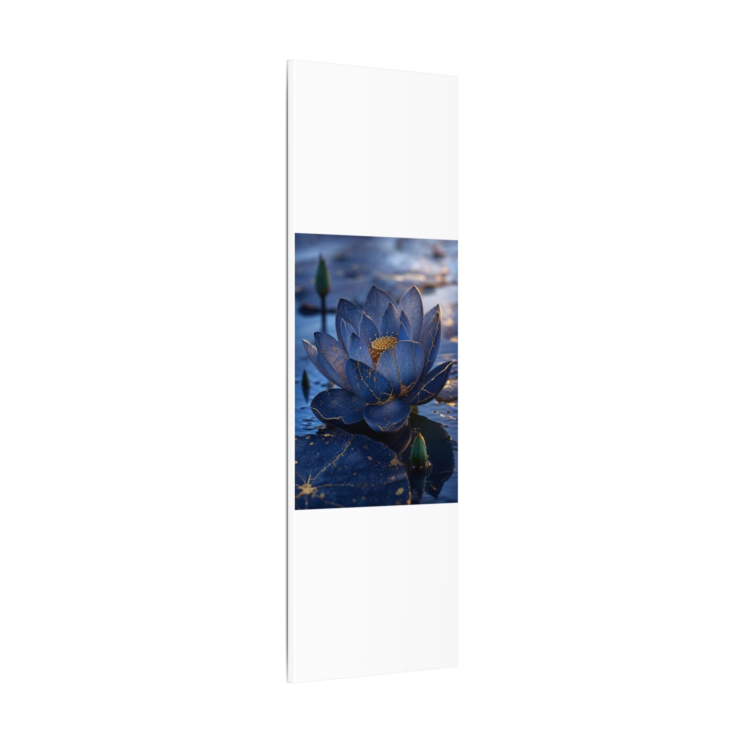 Kintsugi Lotus Flower in Dawn | Broken Beauty Canvas Art