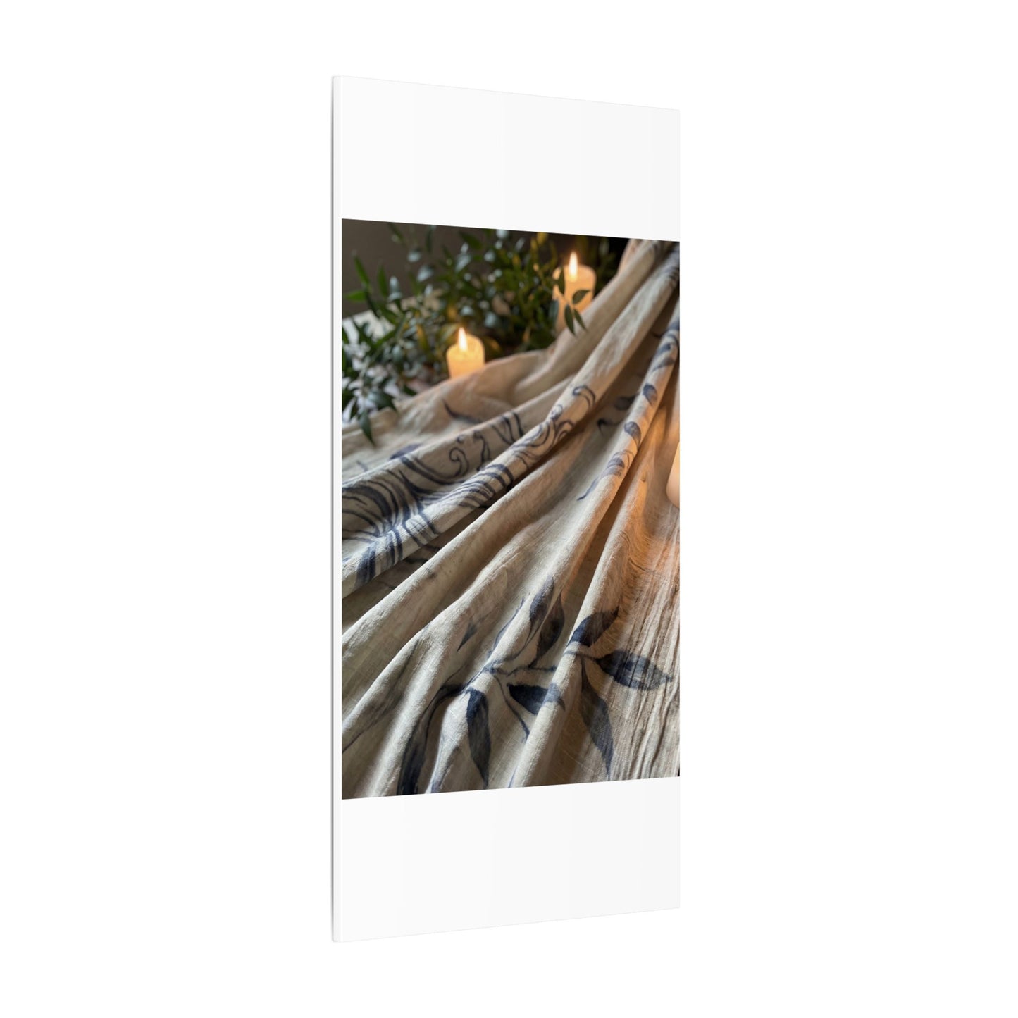 Fukinsei Silk Drape Canvas Art - Japandi Japanese Pattern