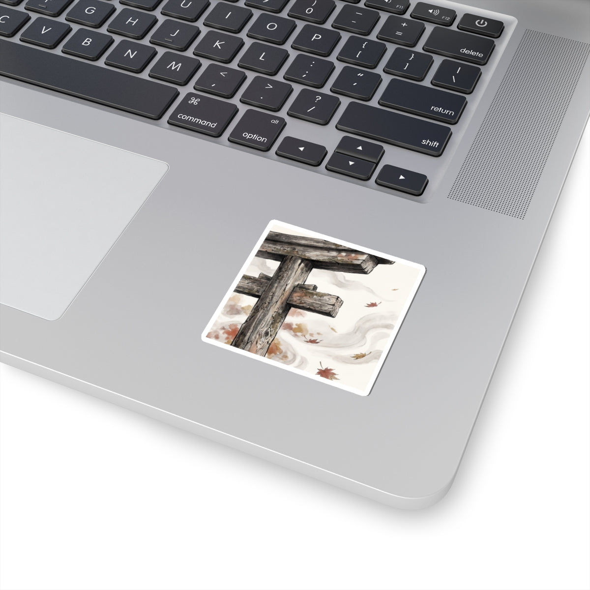 Torii Gate Ukiyo E Inspired Sticker | Serene Zen Art
