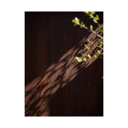 Rust Patina Spring Wall Art Print | Dark Japandi Atmospheric Design