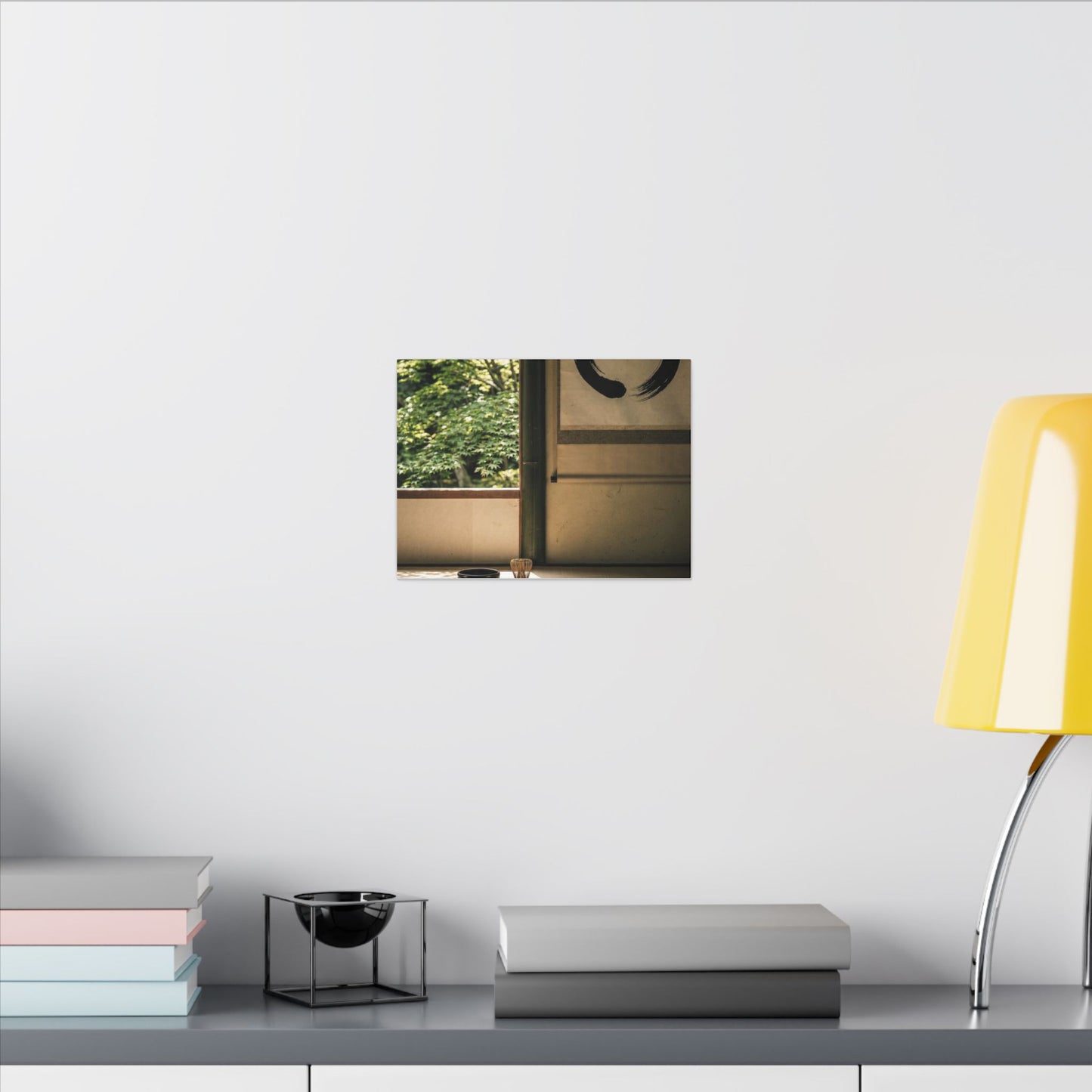 Tea Ceremony Enso Canvas Art | Serene Zen Art