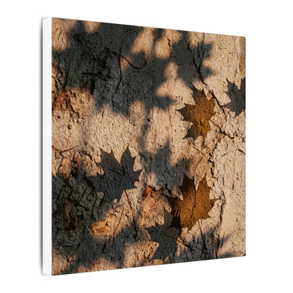 Cozy Shadow Play Canvas Art - Texture Japandi