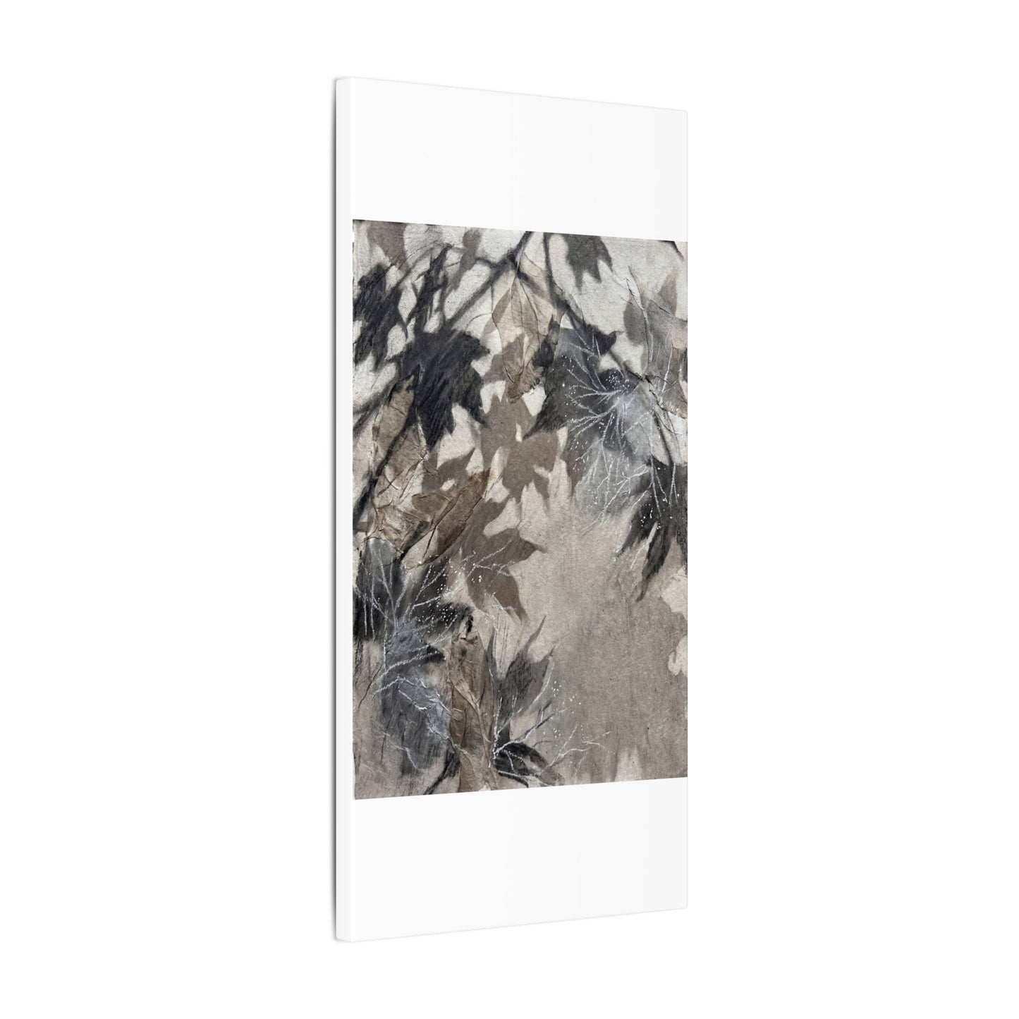 Shadow Play Texture Canvas Art | Cozy Japandi Art