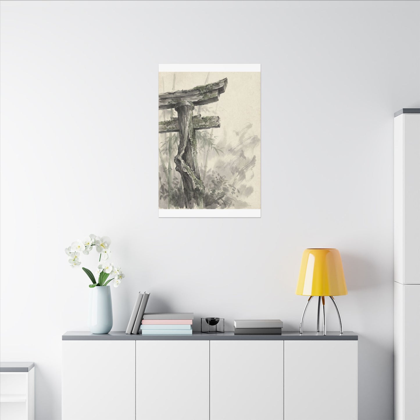 Torii Gate Summer Canvas Art | Zen Tranquil Design