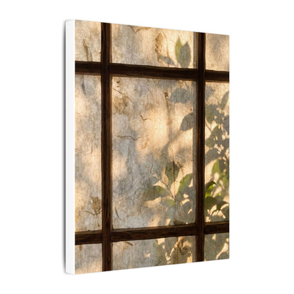 Golden Hour Shoji Screen Canvas Art - Japandi Mono No Aware