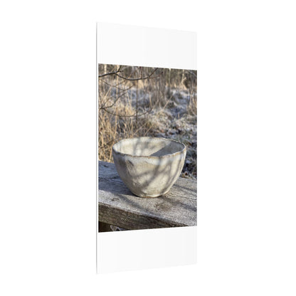 Dappled Ceramic Bowl Canvas Art - Japandi Fukinsei