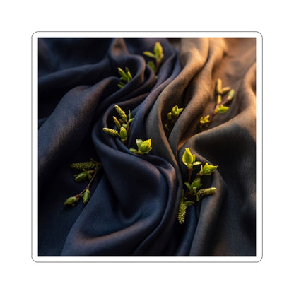 Spring Silk Drape Moody Minimal Sticker | Luxurious Decor