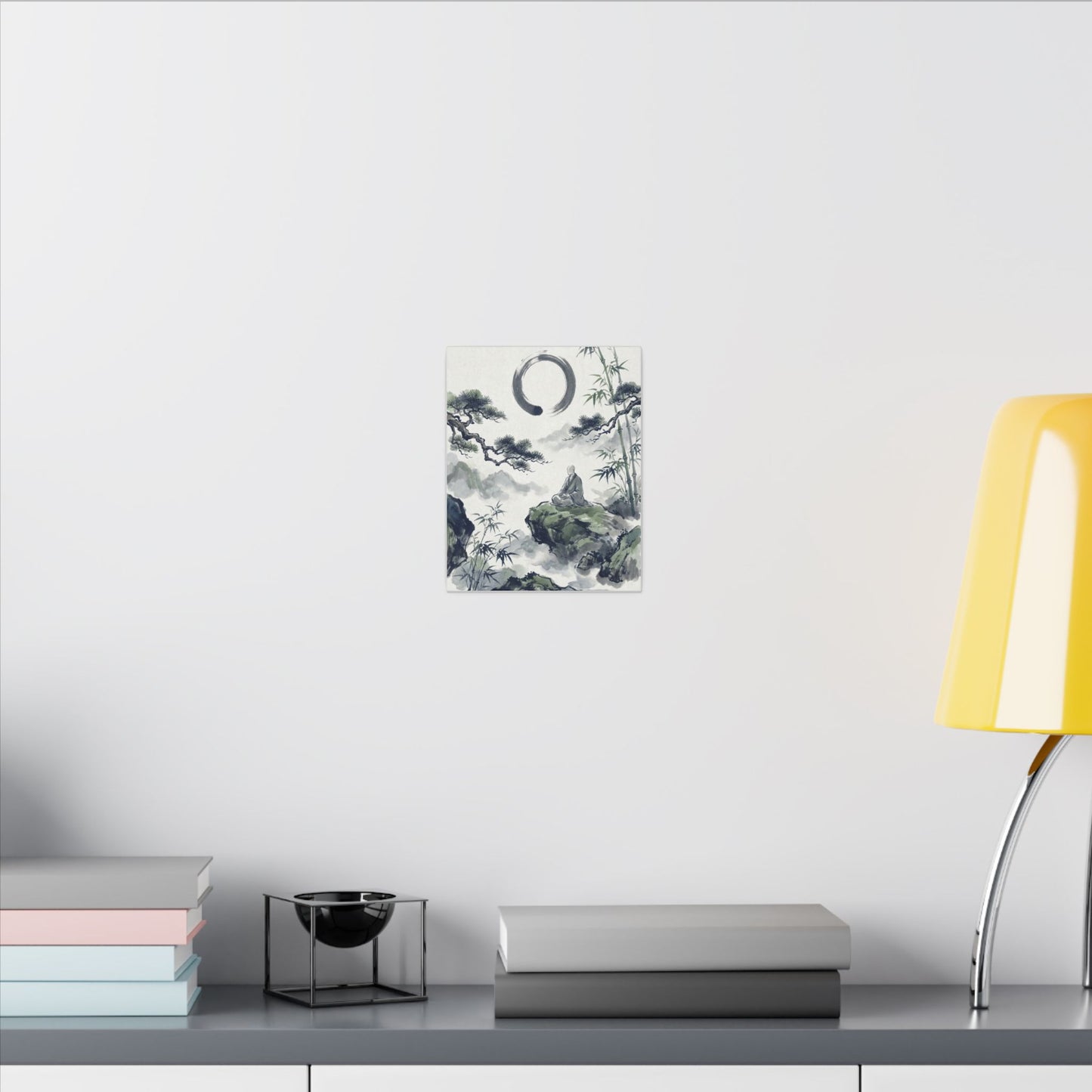 Zen Sumi-e Canvas Art