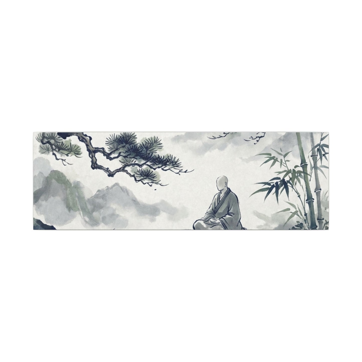 Zen Sumi-e Canvas Art