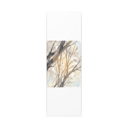 Ma Shadow Play Canvas Art - Japandi Watercolor