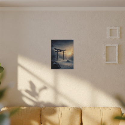 Zen Torii Gate in Golden Hour | Karesansui Canvas Art